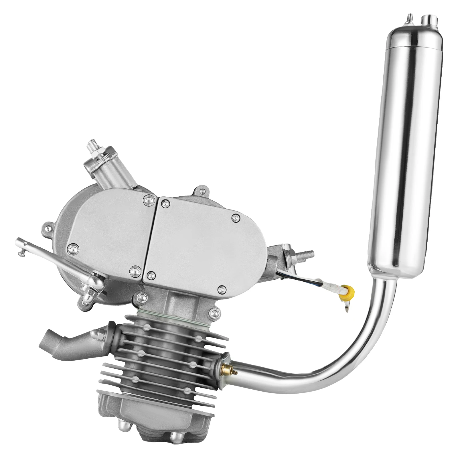 80CC Fahrrad-Kraftstoffmotor-Kit 2-Takt-Motor mit CDI-Zündung, 40km/h Höchstgeschwindigkeit für 26-28 Zoll Fahrräder mit 2L Kraftstofftank – Detail 15