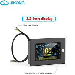 JIKONG Intelligent Battery Level Indicator with 3.2 - Inch LCD Display (3.2 - inch LCD display)