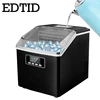 EDTID Commercial Automatic Ice Maker English panel 25kgs/24H Square shape Ice Cube Reservation Ice Making Machine Bar Cafe shop 1