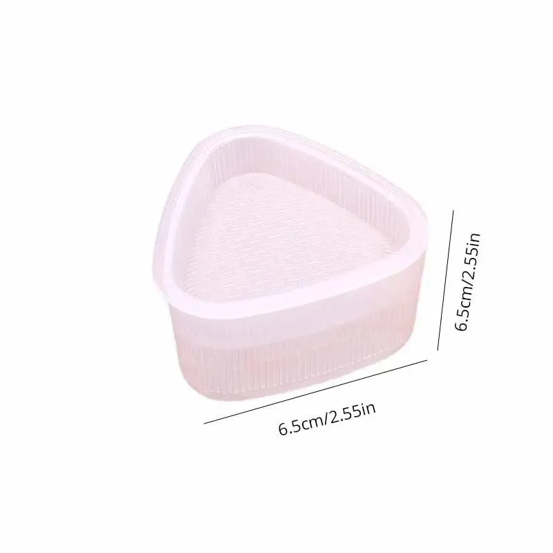 Sushi Mold DIY Onigiri Rice Ball Food Press Transparent Triangular Sushi Maker Mold Kit Kitchen Bento Accessorie 4PCS/Set