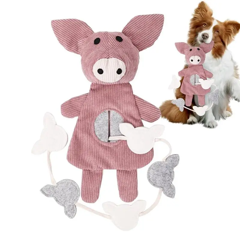 

Squeaky Dog Toys For Puppies Pet Teething Chewing Toys For Cleaning Teeth And Protects Oral Health For Dogs & Puppies