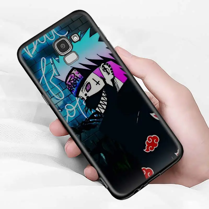 silicone cover with s pen Naruto Anime Akatsuki For Samsung Galaxy J8 J7 Duo J6 J5 Prime J4 Plus J3 J2 Core 2018 2017 2016 Silicone Phone Case Coque samsung silicone