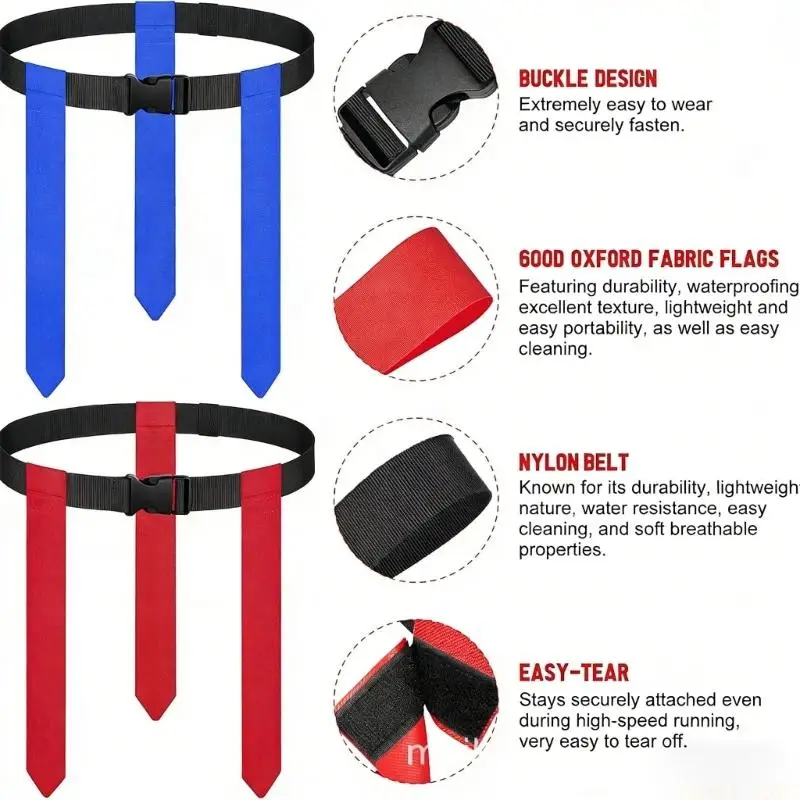 밝은 마커와 트레이닝 콘으로 설정된 U2JB 10개 단위 축구 장비