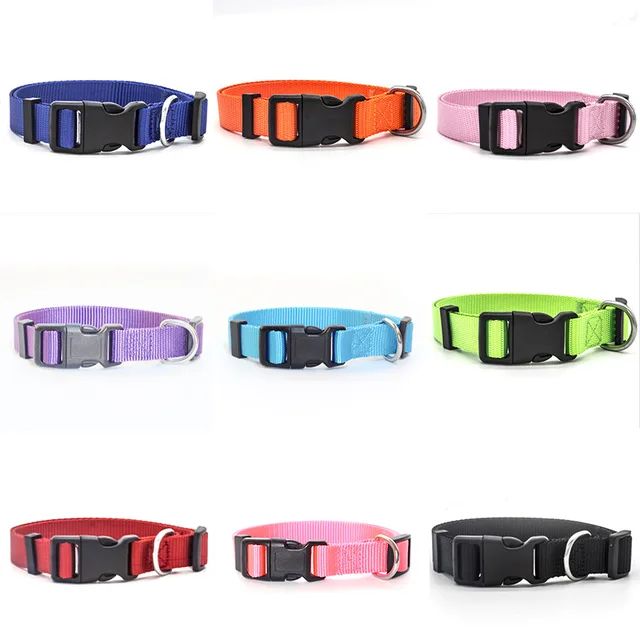 Adjustable Pet Collars Nylon Puppy Kitten Collar Strong And Durable Neck Band Suitable For Small And Medium Dogs And Cats 2
