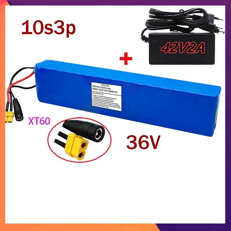 10s3p 36v 36ah 18650 Lithium Battery Pack 600w Applicable Forxiaomi