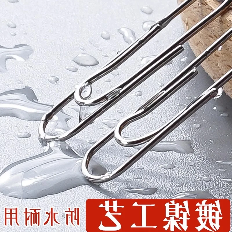 

1000Pcs Paper Clips, Office Supplies, Paper Clips, Large Thickened Documents, Bookmarks, Paper Clips, Storage Boxes, Student Pap