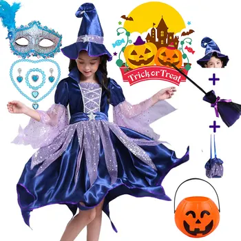 Blue Witch Halloween Costume 1