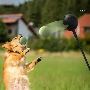 Dog Toys Throwing Pole Pet Throwing Stick Hand Throwing Ball Toys Pet Tennis Launcher Pole Outdoor Training Toys Pet Supplies 5