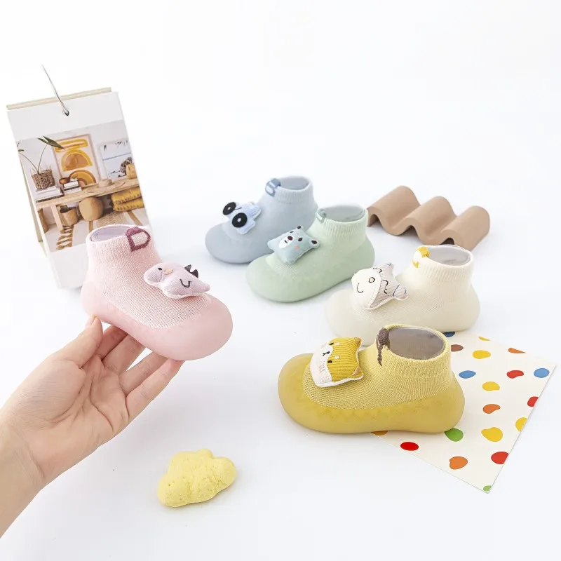 Spring and Summer Baby Walking Shoes Non Slip Wear-resistant Cartoon Socks Shoes for Boys and Girls