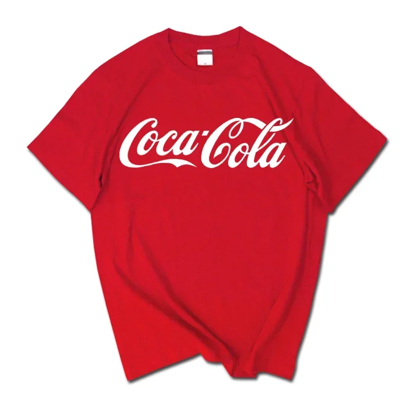 2026 Sommer Neues Trendiges Marken-INS-Pepsi-Cola-Partner-T-Shirt Sprite Coca-Cola Locker sitzendes Baumwoll-Paar-T-Shirt mit kurzen Ärmeln für Herren und Damen – Detail 13