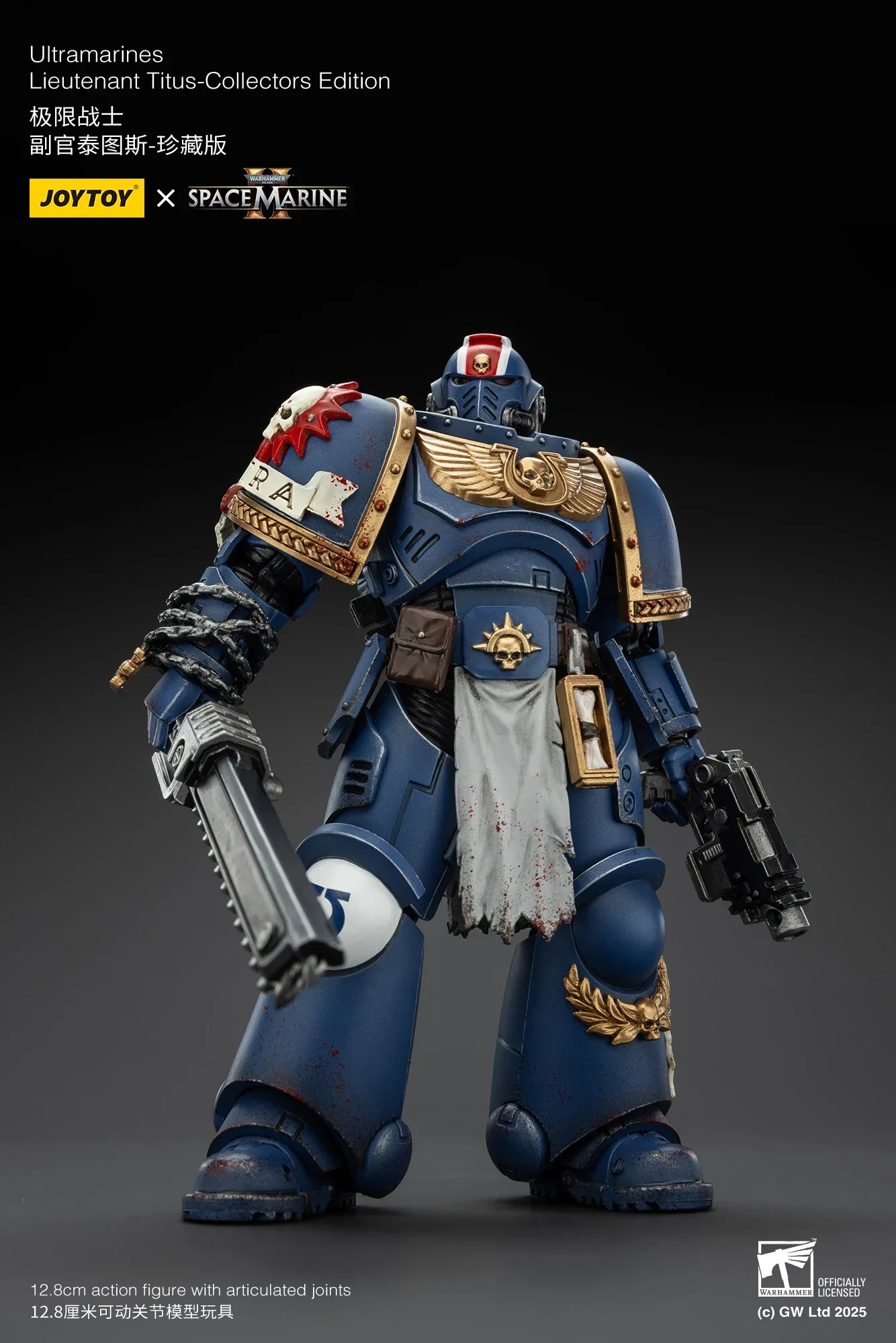 ゲームキャラクター JOYTOY WARHAMMER 40K SM2 SGT.GADRIEL JoyToy WH40K Ultramarines Space Marine 2 Sergeant Gadriel