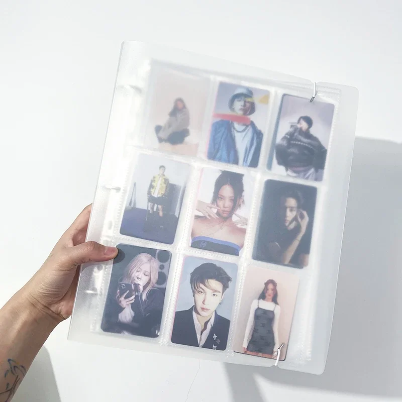 A4 Kpop Photocard Binder Ins Creative Photo Album Idol Photocards Holder Book Korean Binder Photocards Album De Fotos