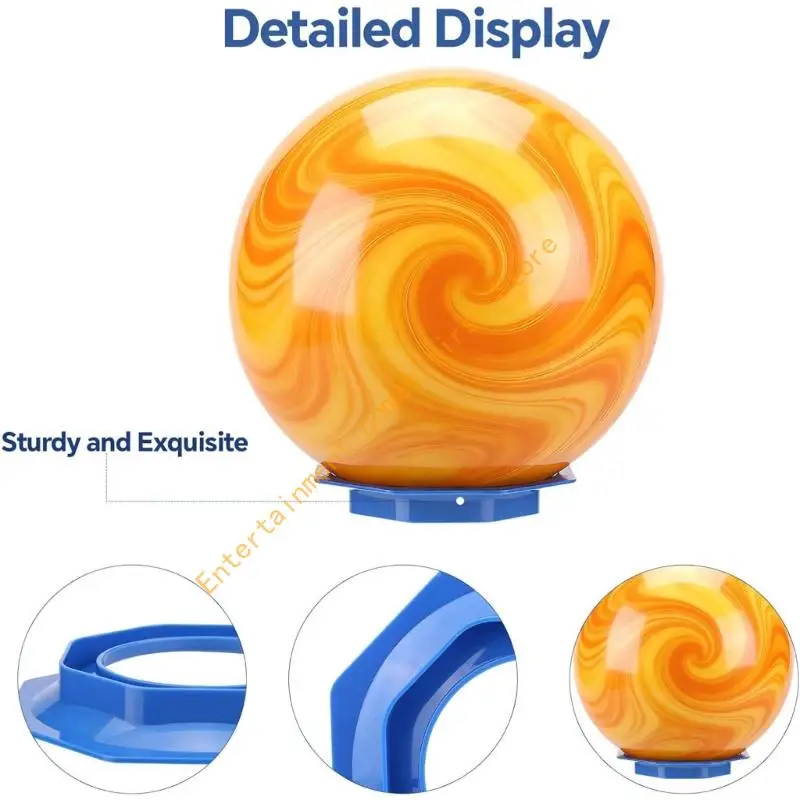 Set per cura della finitura del bowling con 6 dischi, telaio supporto e panno 55KD - immagine 5