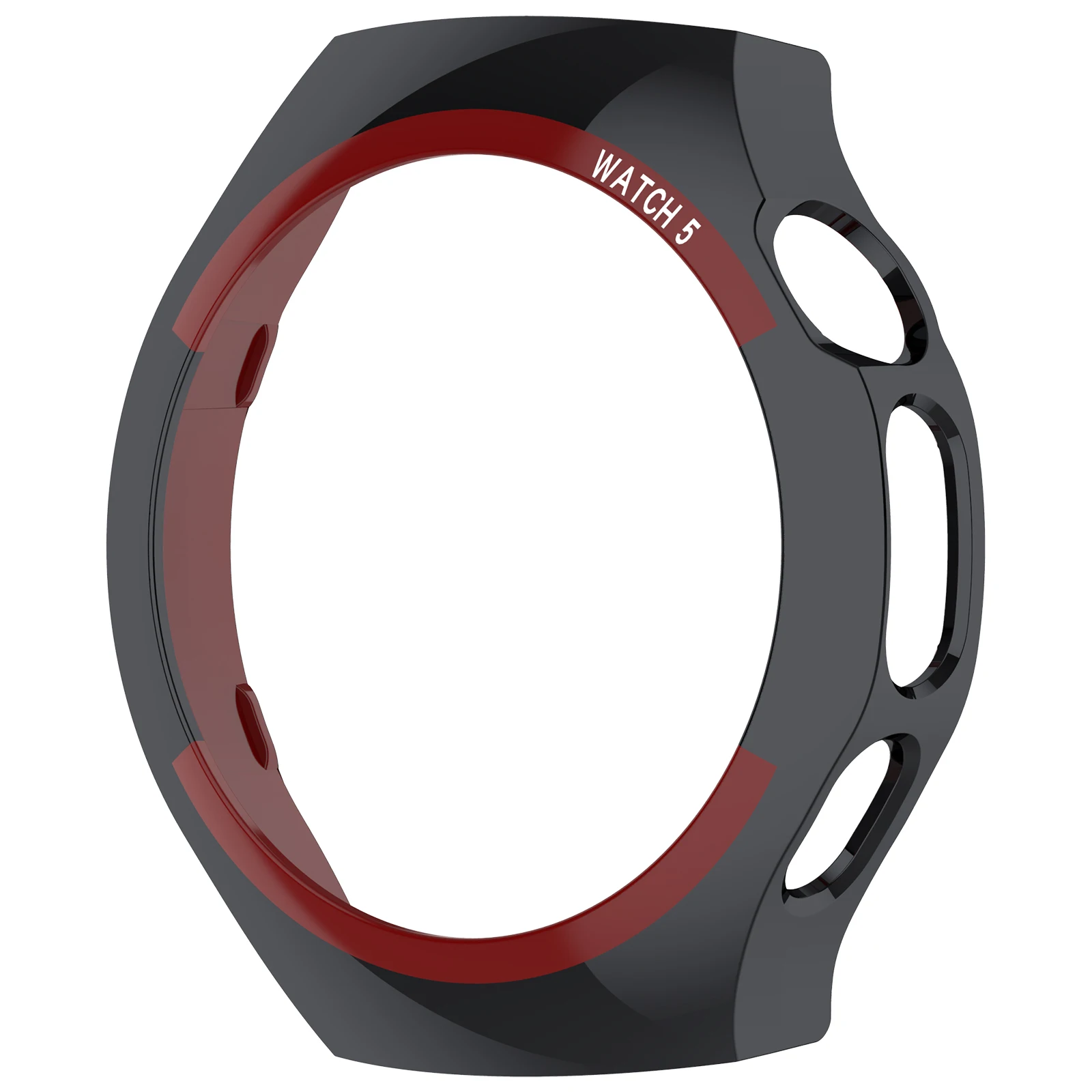 Durable Shockproof Bumper Shell for Huawei Watch 5 - Stylish Protective PC Hard Case