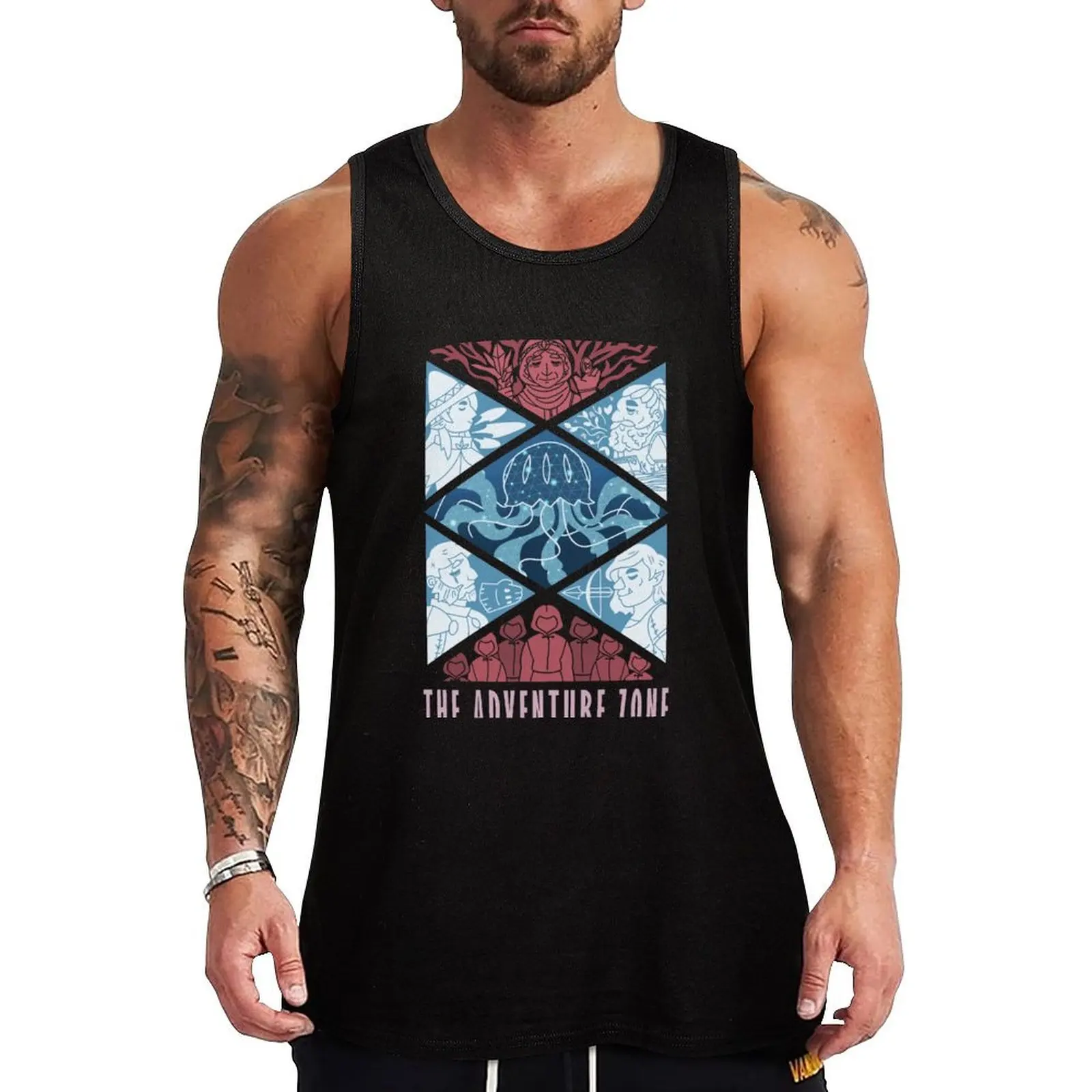 

The Adventure Zone Tank Top men gym fitness gym clothes man gym shirt men