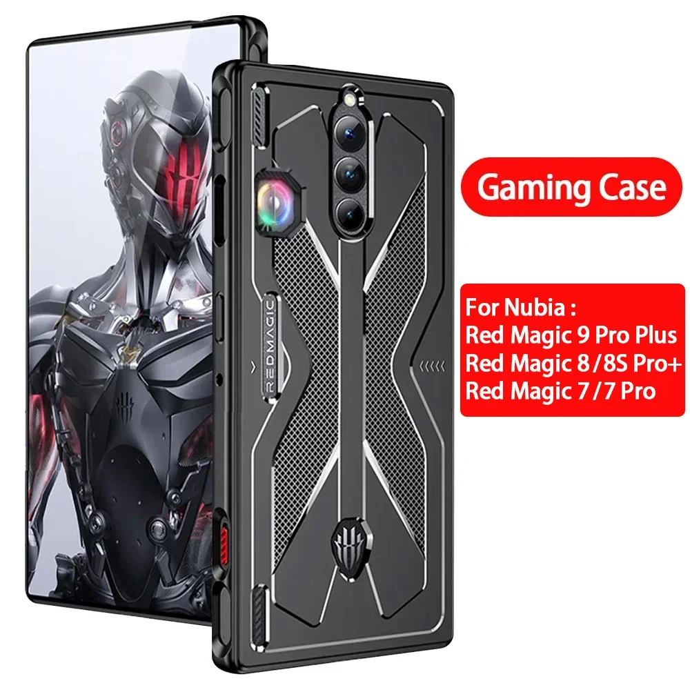 Nubia-魔法のゲーミング冷却カバー,8s 9 9s pro plus,ソフトtpu保護 