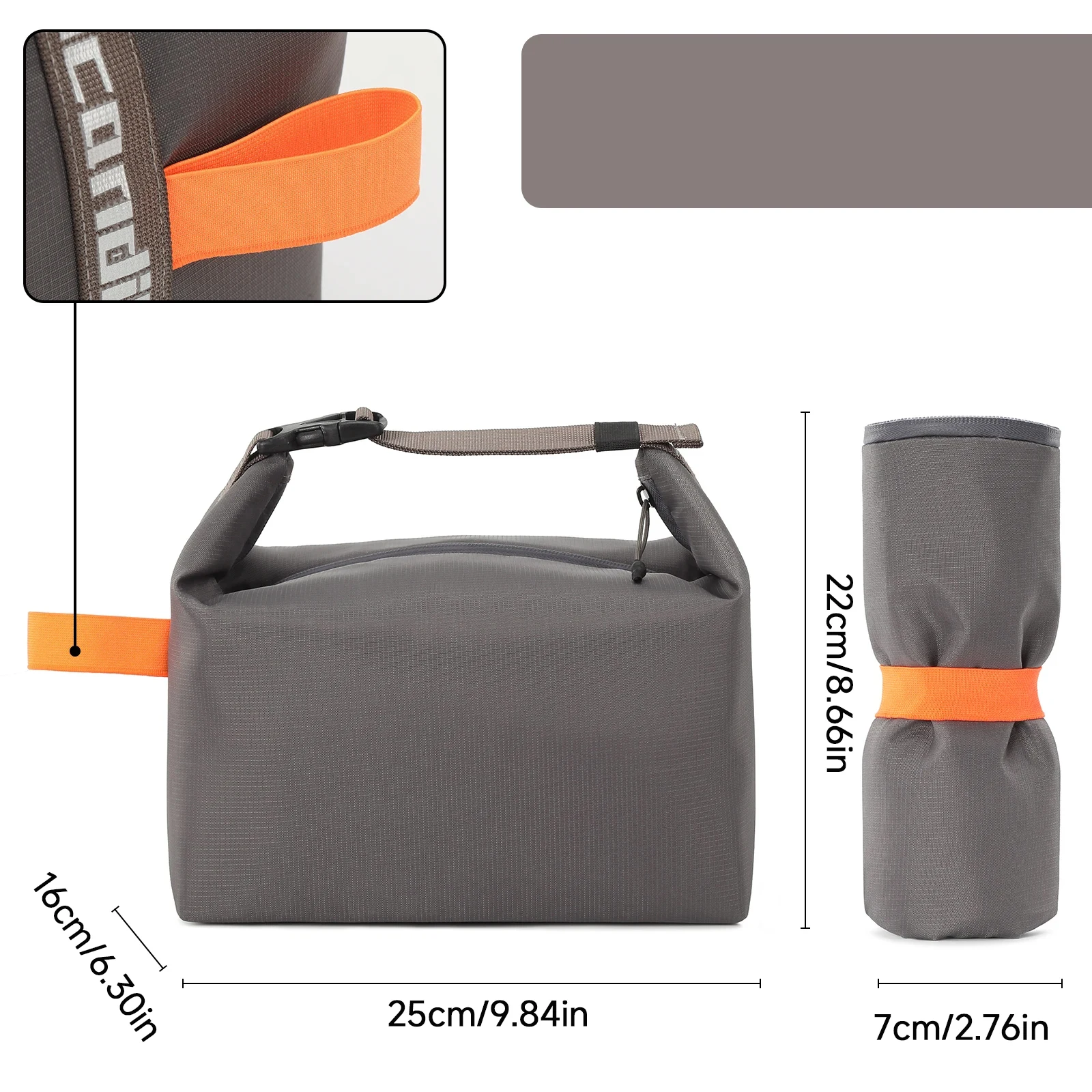 Insulated Lunch Bag Insulation Bento Pack Aluminum Foil Rice Bag Meal Pack Ice Pack Portable Dinner Picnic Food Storage Handbag 6