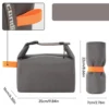 Insulated Lunch Bag Insulation Bento Pack Aluminum Foil Rice Bag Meal Pack Ice Pack Portable Dinner Picnic Food Storage Handbag 6