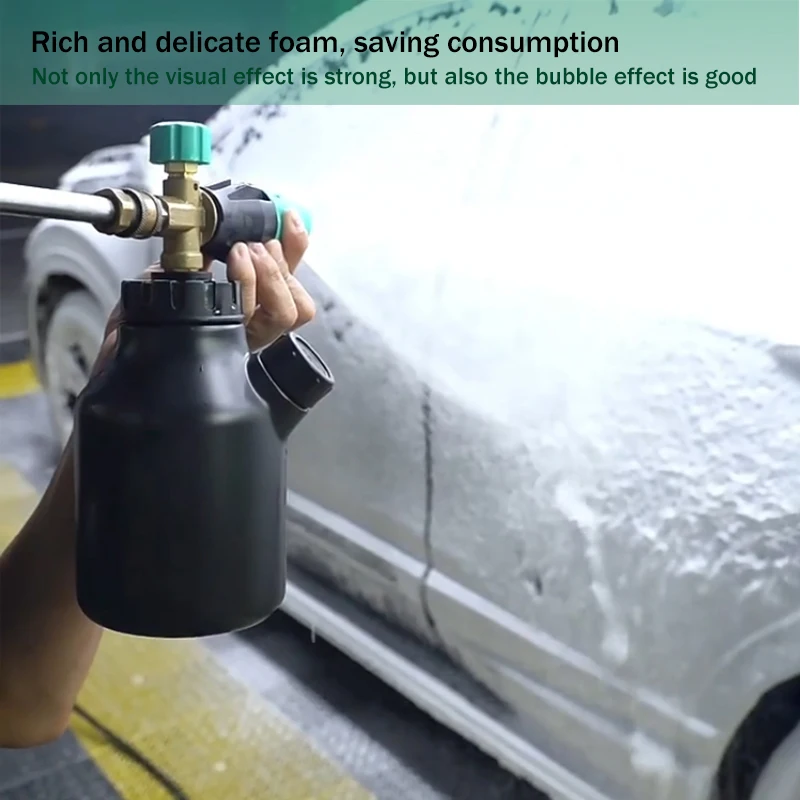 

1000ml Car Wash Foam Lance High Pressure Foam Generator Foam Nozzle Snow Foam Cannon for Car Washing Machine Pressure Washer Gun