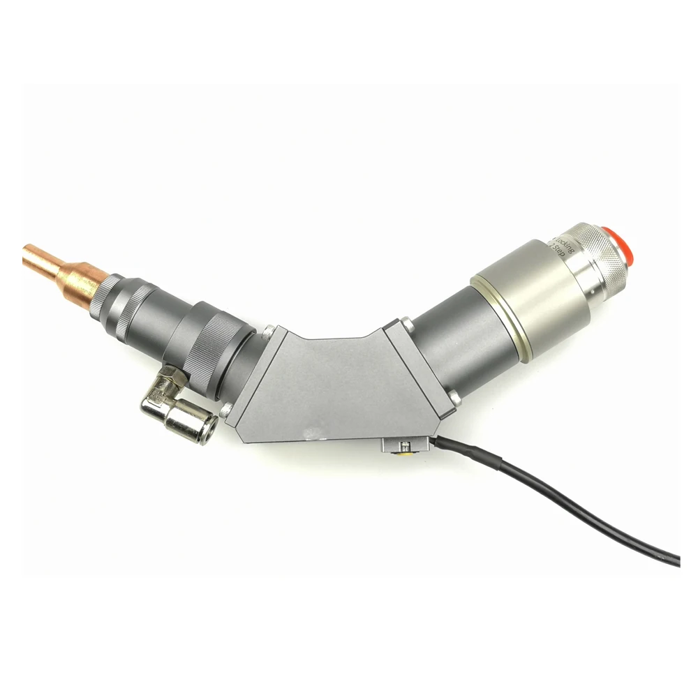 

60 angle handheld fiber welding head 500w 750w 1000w 1500w weld aluminum titanium stainless steel