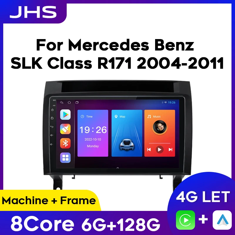 

Беспроводная Автомагнитола Carplay Android для Mercedes Benz SLK Class R171 2004-2011 SLK мультимедийный видеоплеер навигация GPS
