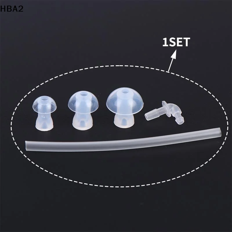 Silicone Earplug Domes - 20-Pack Hearing Aid Ear Tips Replacement