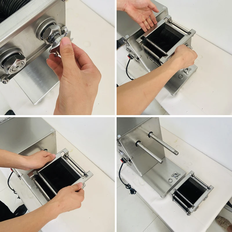 Automatic Meat Slicer Stainless Steel Blade Detachable Stainless Steel Meat Cutting Machine