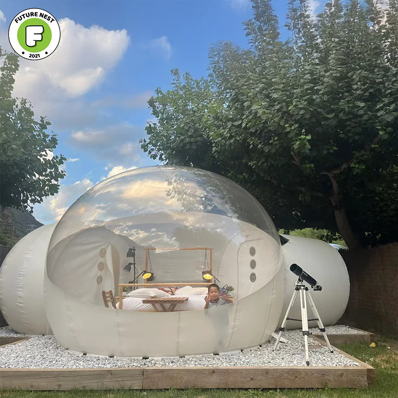 Outdoor inflatable bubble house, spherical tent, transparent starry sky bubble tent, thickened PVC material free shipping - Image 3