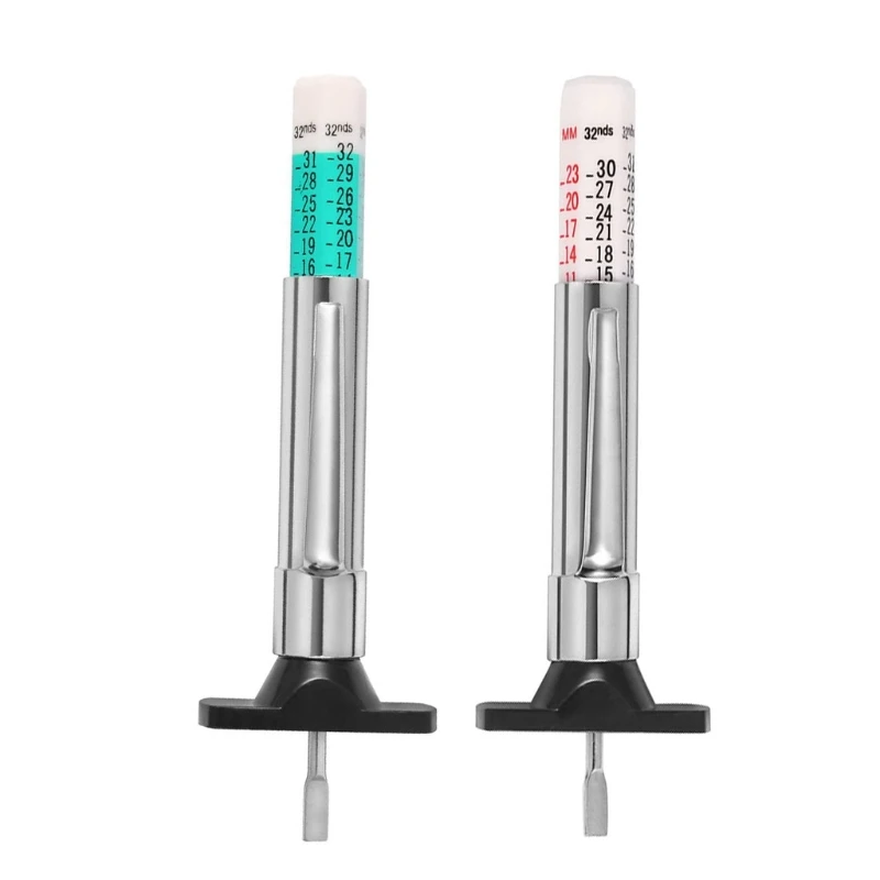 

Tire Depth Gauge Color Coded Tire Depth Measurement Tool Caliper