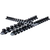 New 3Pcs Socket Organizer Tray 340 Mm Socket Holder 1/4" 3/8" 1/2" Socket Wrench Organizer Socket Rail Drive Holder Hand Tools 6