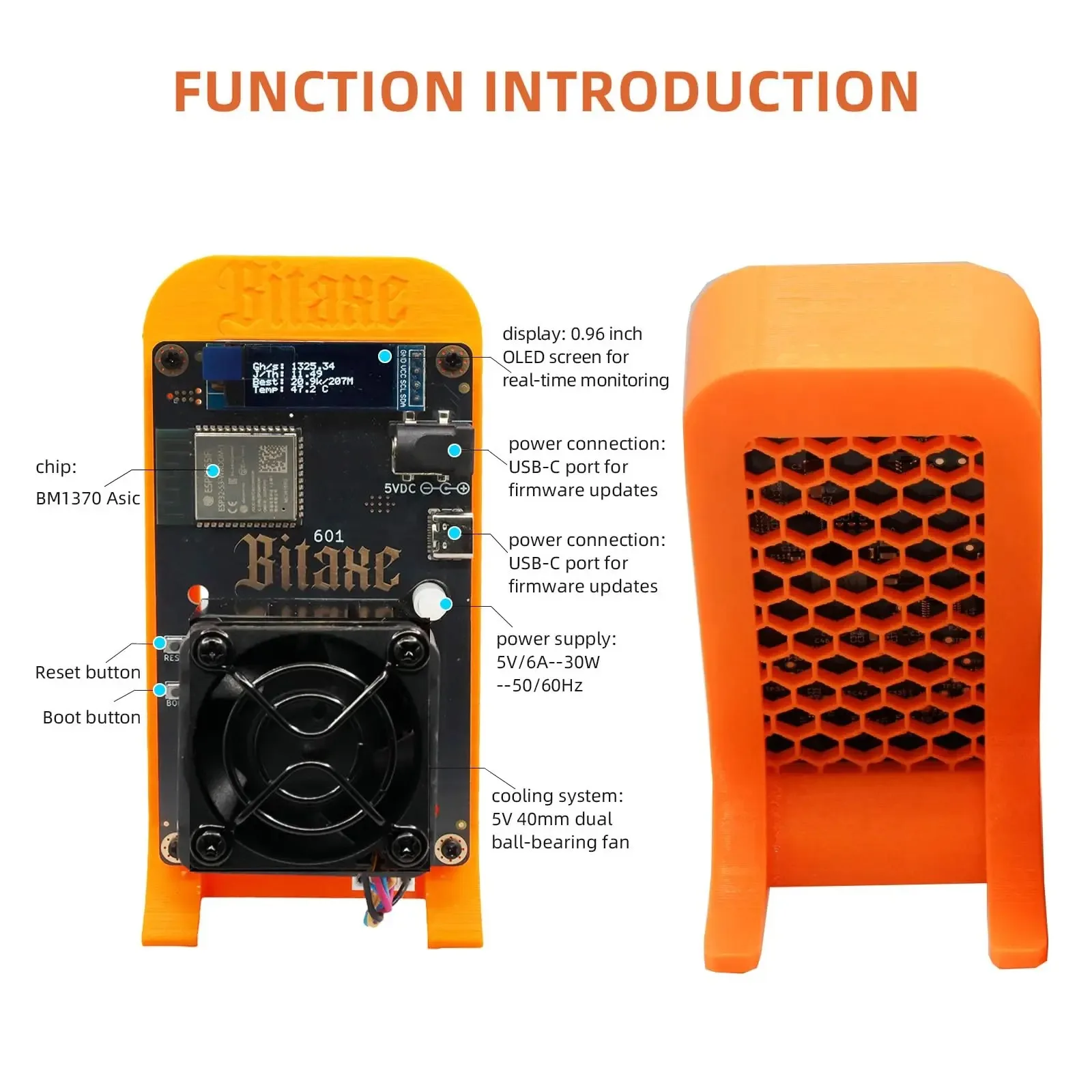 Bitaxe Gamma 601 솔로 비트코인 ​​광부 1.2TH/s 암호화 광부 BM1370 Asic 칩 BTC Asik 비트코인  ​​채굴기 asics kayano - AliExpress