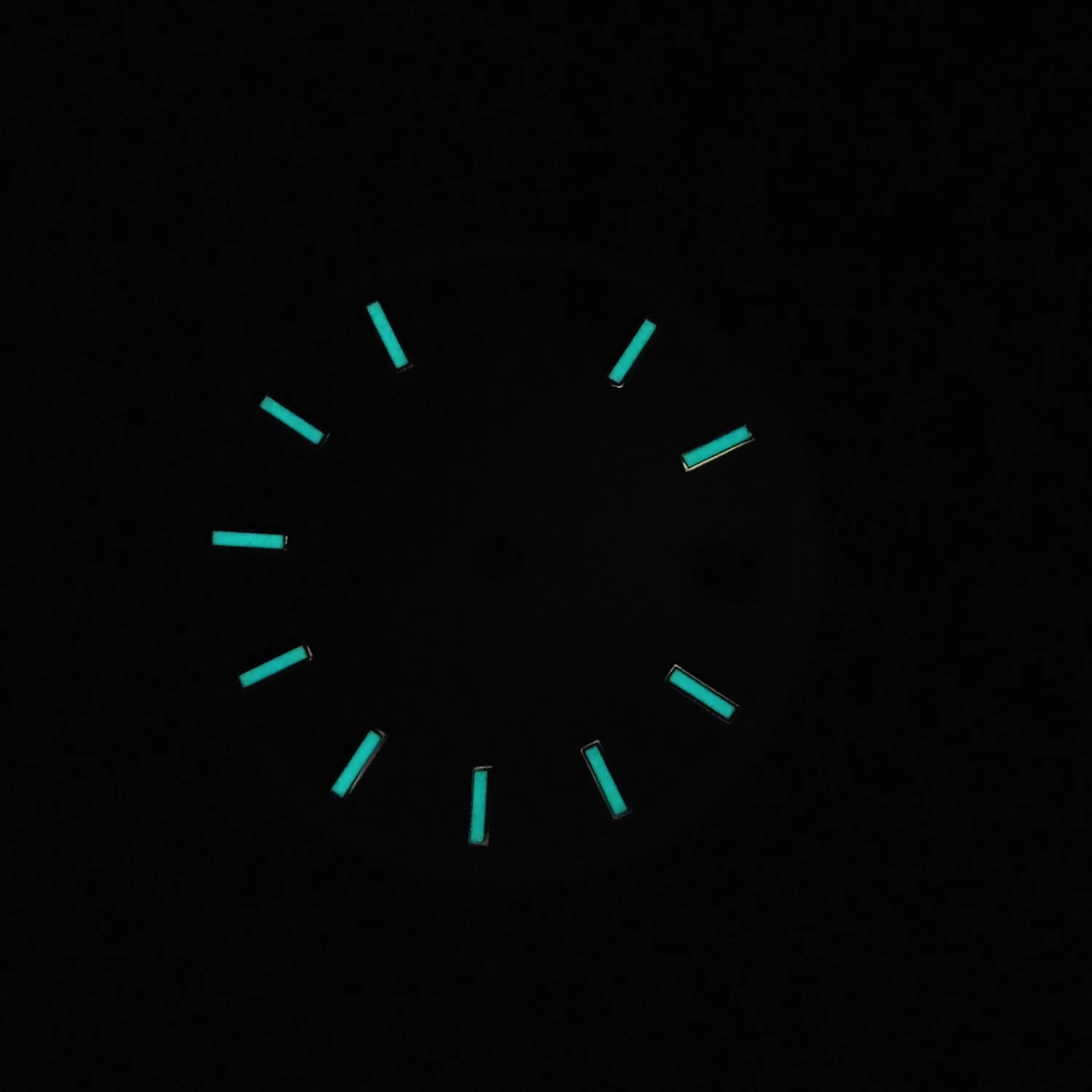 Blue Luminous 29mm Watch Dial - Sterile Mod Style