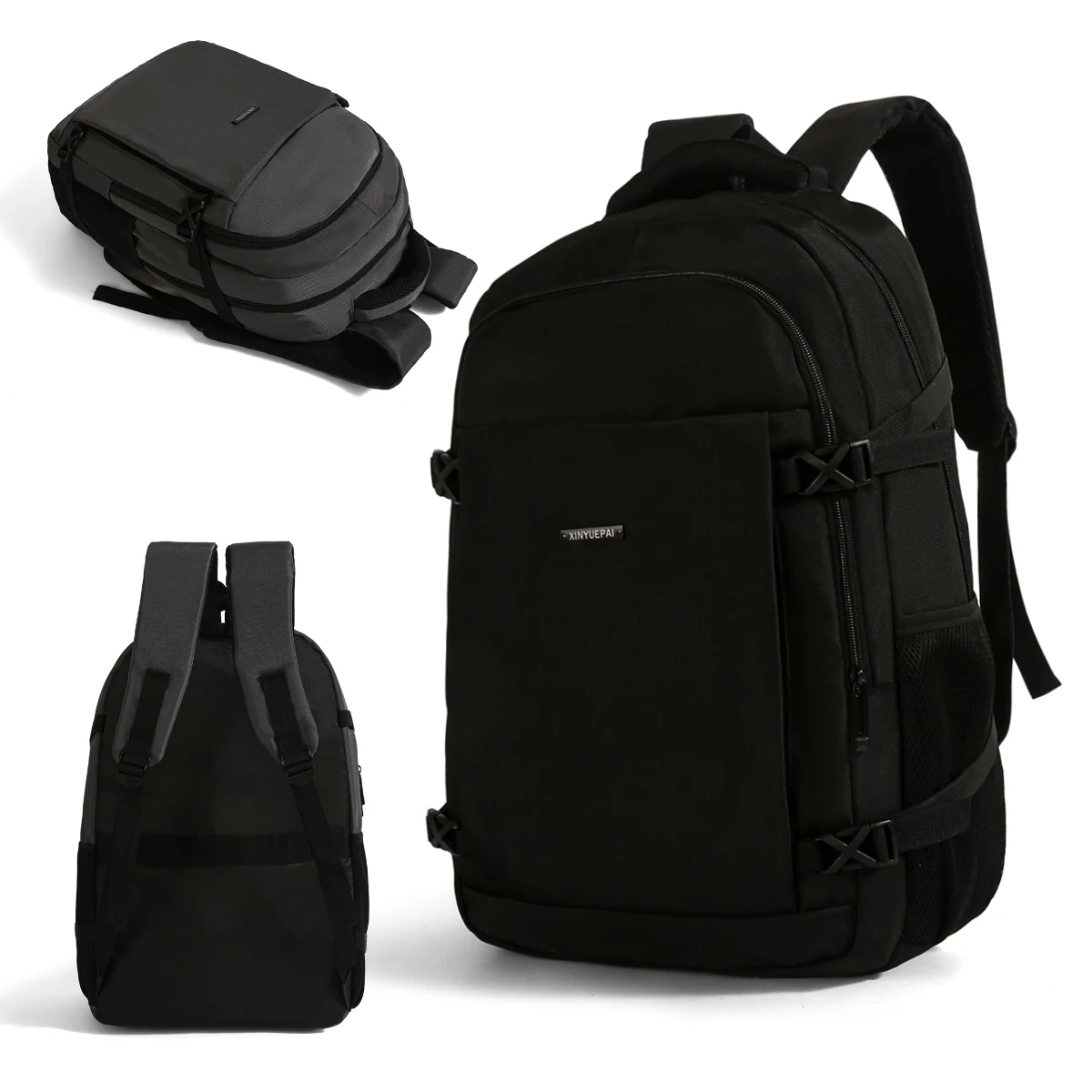 Backpack Men's Large Capacity Nylon Business Travel Bag Fashion Trend School Bag Casual 15inch Computer Backpack Student Class Boarding