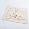 1pcs Cotton Fabric Drawstring Storage Bag Food Underwear Socks Jewelry Organizer Kitchen Environmental Flour Rice Bag  5 Sizes 5