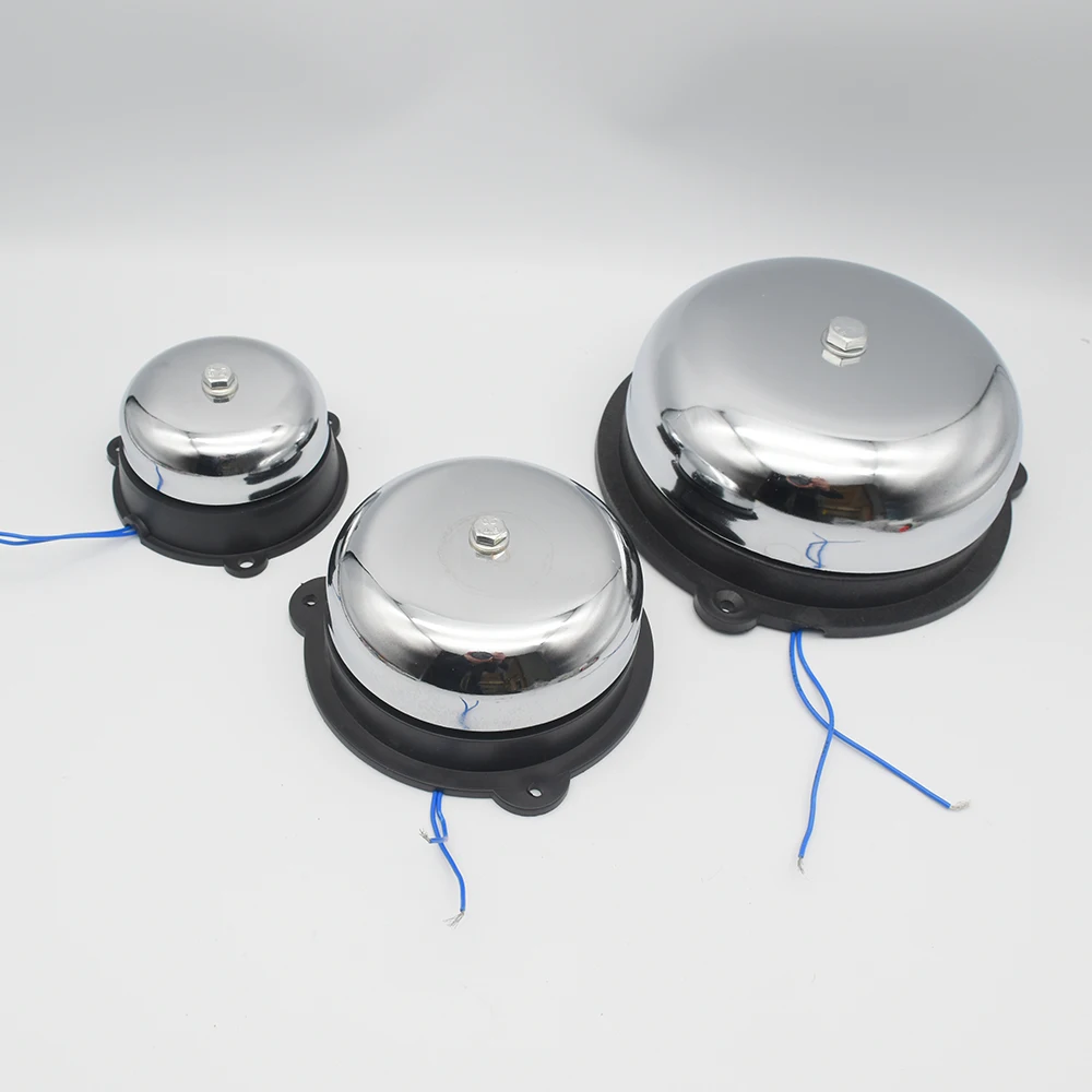 AC110V Tradition electric bell 3/4/6 inch High DB Alarm Bell Door bell School Factory BeLL
