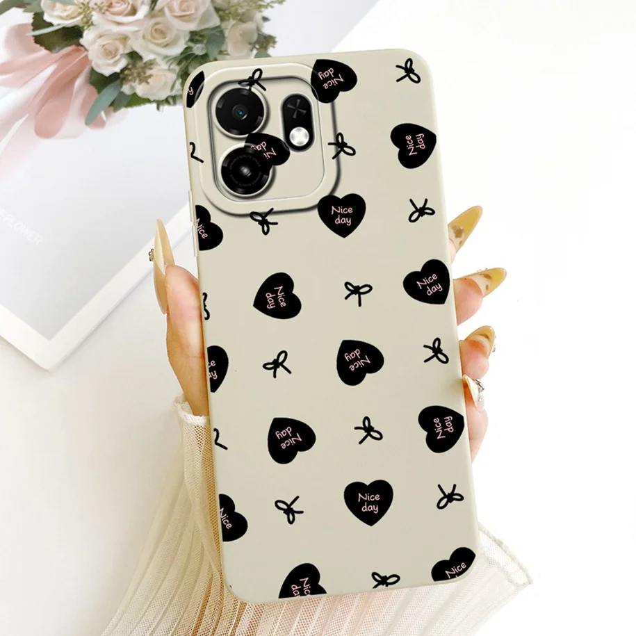 Fashion Daisy Flower Painted Soft Silicone Bumper Phone Case