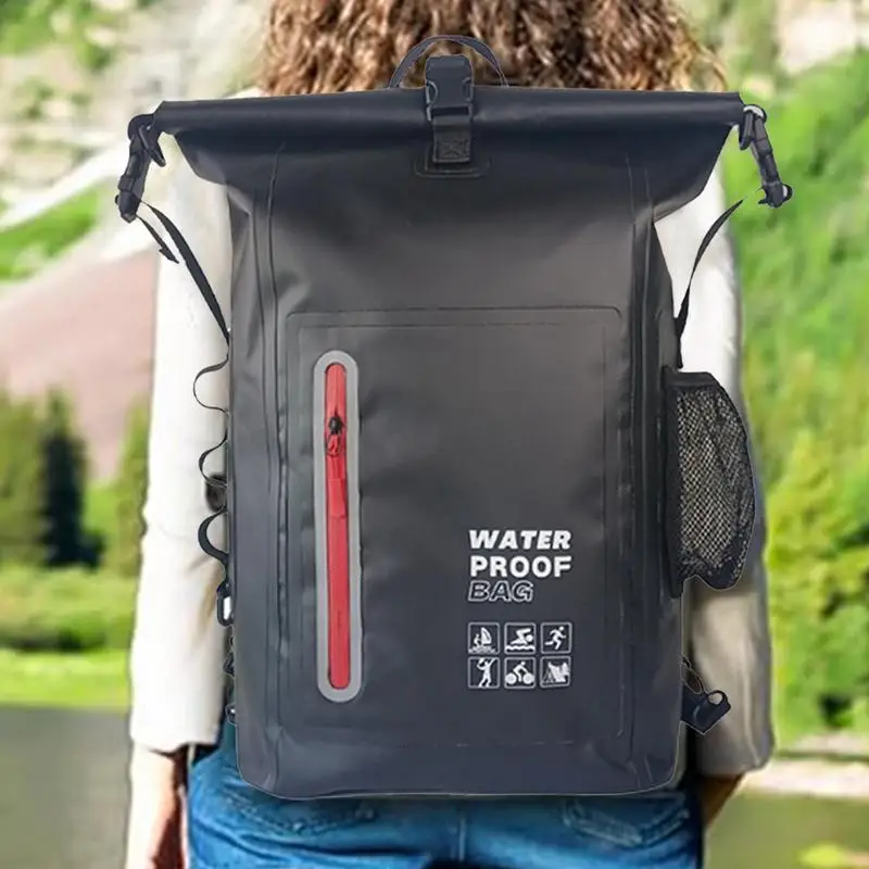 25L Waterproof Dry Bag Storage Pack Pouch For Swimming Trekking Rafting Marine Dry Bag Reflective Strips Travel for Outdoor