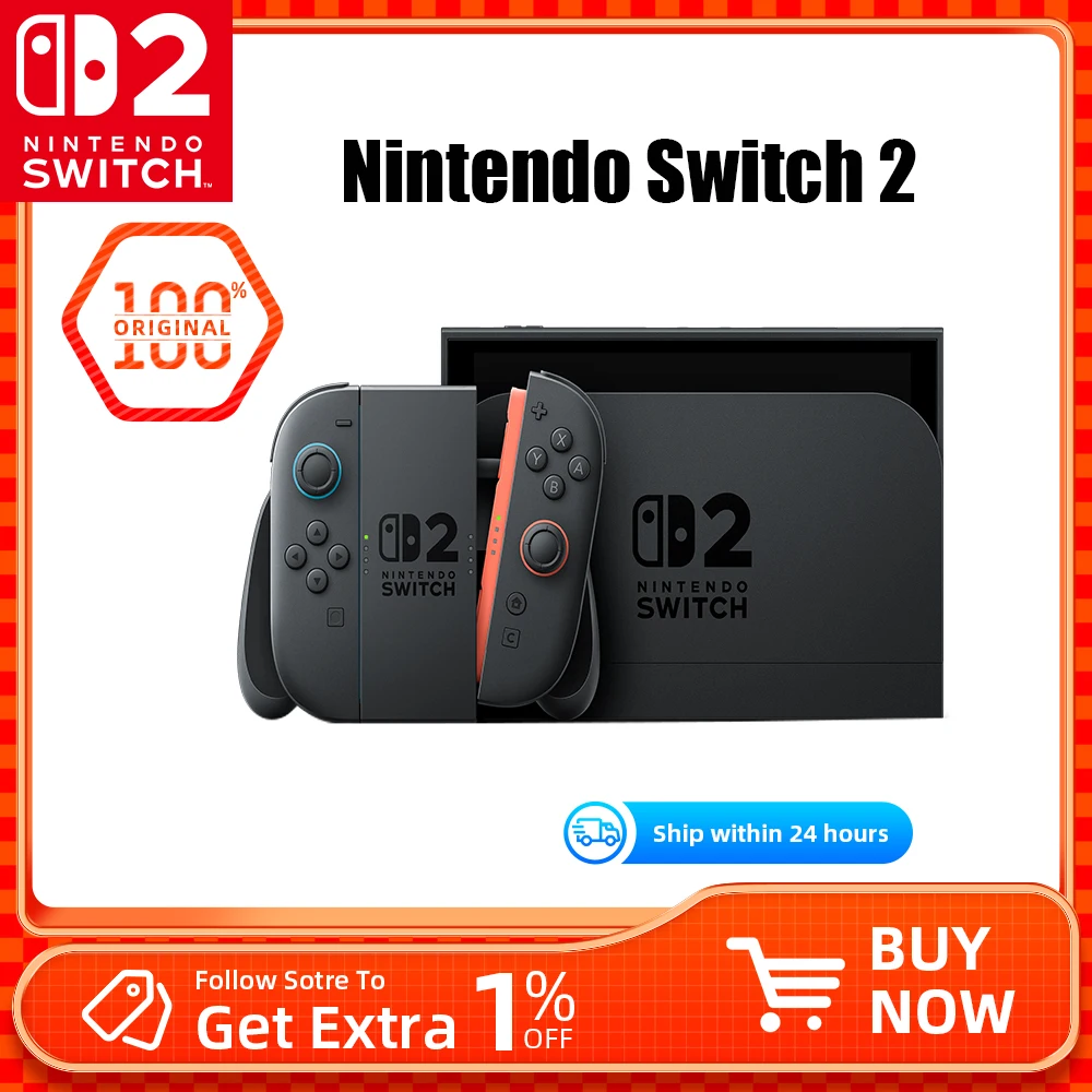 original Nintendo Switch 2 Game Console 7.9-inch LCD NS2