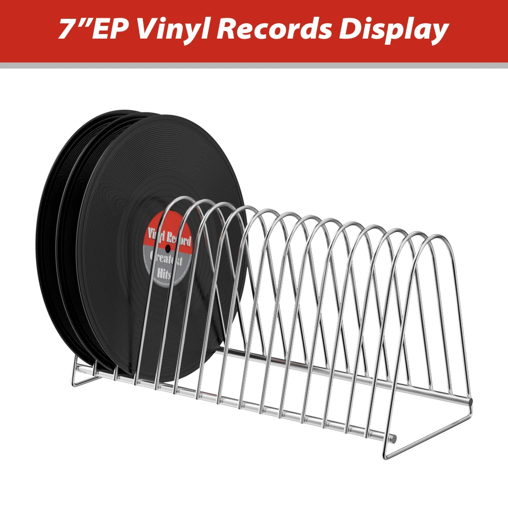 15 슬롯 비닐 레코드 EP LP CD 잡지 스토리지 랙 앨범 디스플레이 랙 수직 크리 에이 티브 유럽 미술 컬렉션