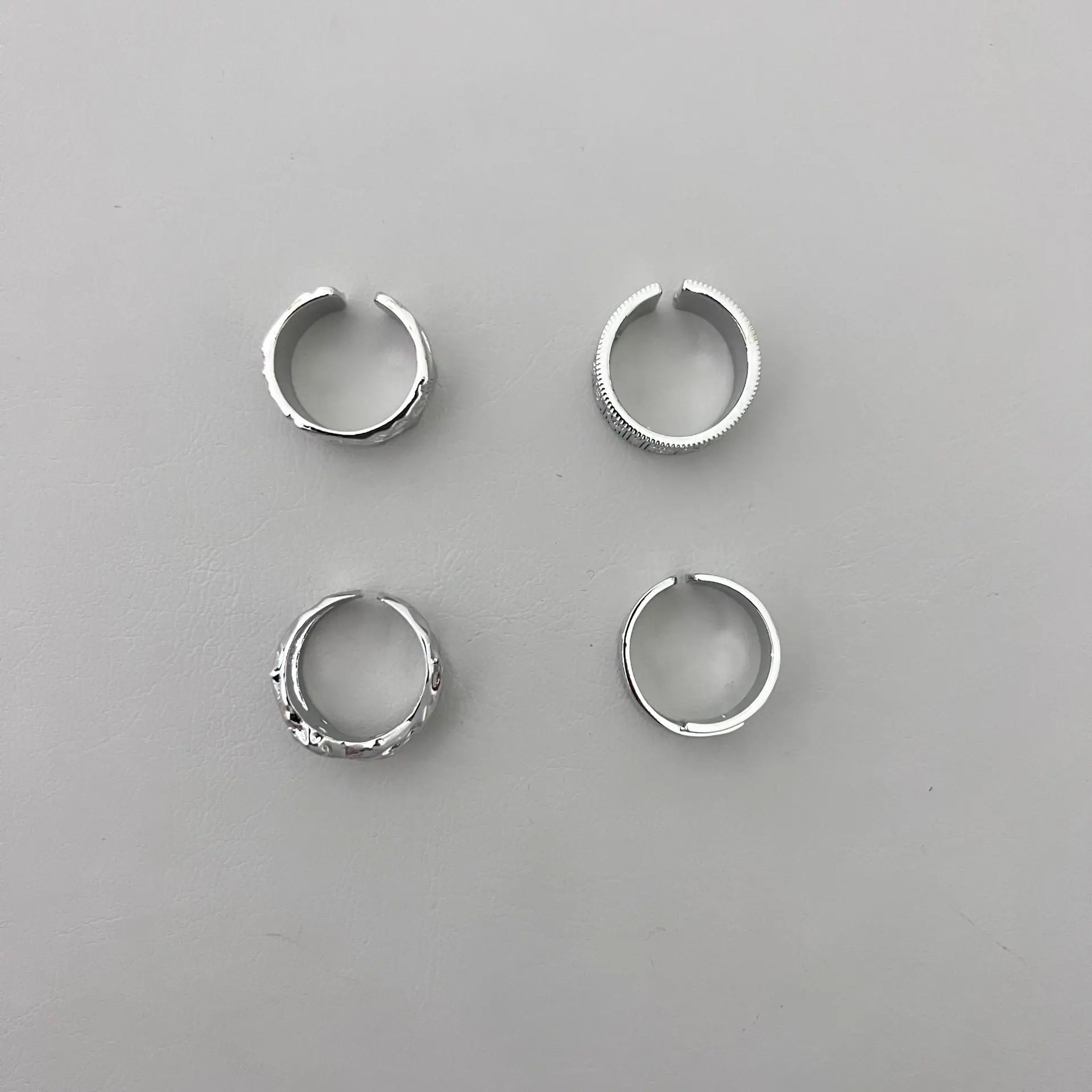 Ring Texture Niche Normcore Bag Light Luxury Minority Irregular Necklace for Women  Necklaces