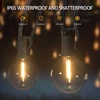 Solar String Lights Outdoor G40 Patio Lights with LED Shatterproof Bulbs,Weatherproof Hanging Lights for Backyard Bistro 2