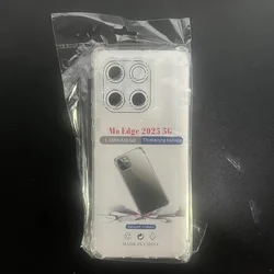 Custodia per telefono in silicone morbido trasparente - Cover protettiva posteriore