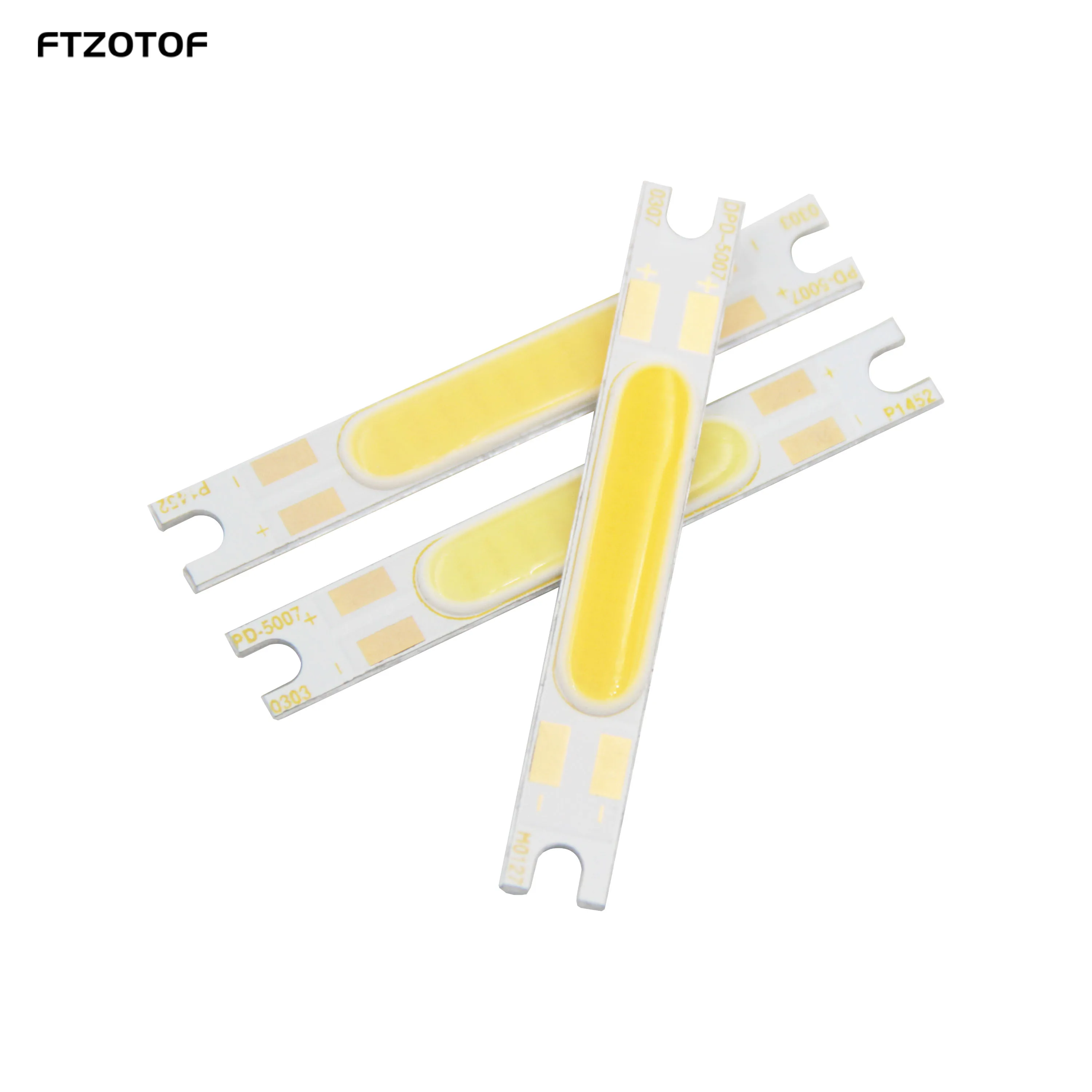 

FTZOTOF COB LED Strip Chip Bulb 50x7mm 3W 5W DC9-11V Light Source Wall Light Linen Lamp 50mm 500LM Warm Color Natural Cool White