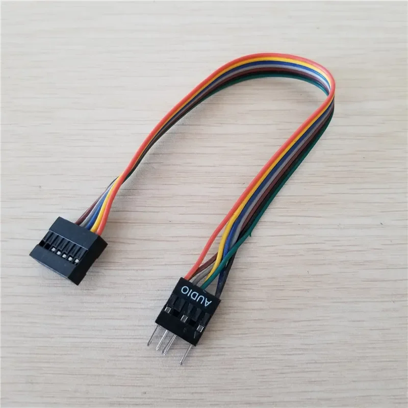 13Pin to 9Pin Front Panel Power Audio Cable for PC ATX Chassis Lonovo Motherboard 10cm power cable