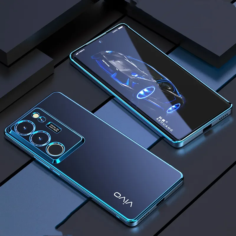 Luxury Plating Transparent Shockproof Silicone Back Cover Case
