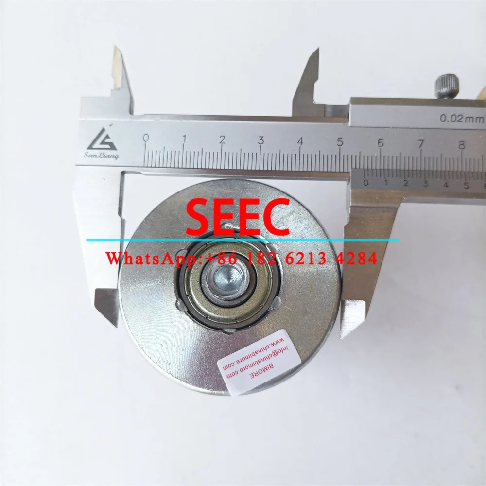 SEEC 2PCS 56*85*6000Z Escalator Handrail Guide Wheel L=85mm M16 Roller OD56mm