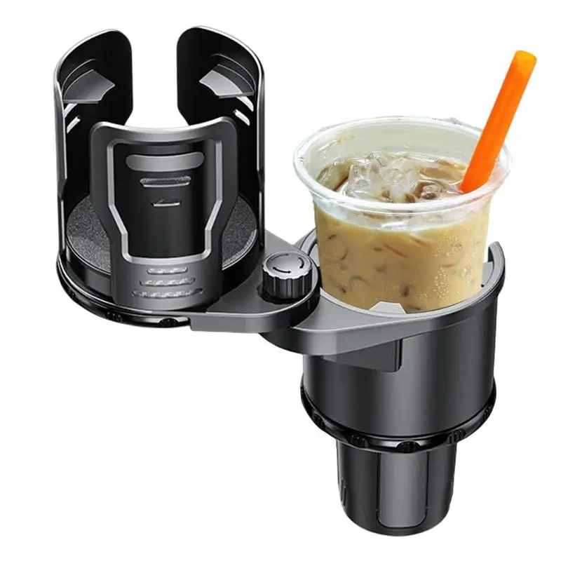 

Cup Holder Expander Drink Beverage Holder Adjustable Auto Front Seat Cup Extender Organizer For Drinks Wallets Mobile Phones