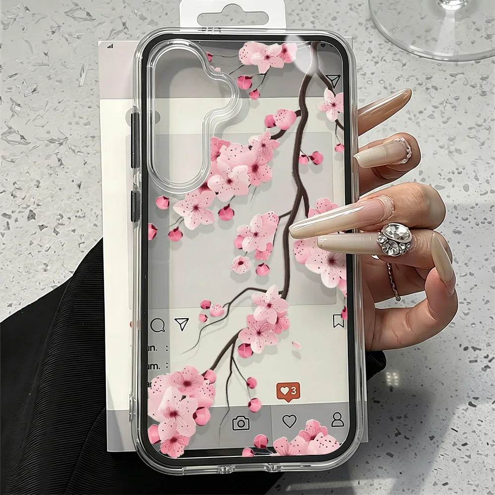 Plum Blossom 2-in-1 Premium Phone Case