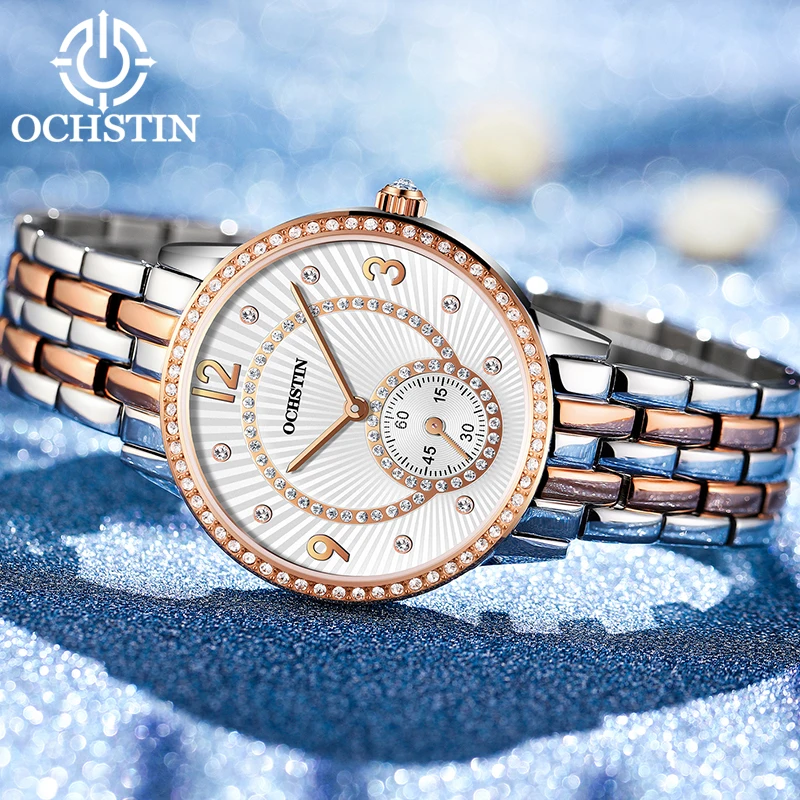 OCHSTIN Hot Model 2024 Urban Beauty Series Fresh and Simple Japanese Quartz Movement Waterproof Wrist Watch Quartz Watch