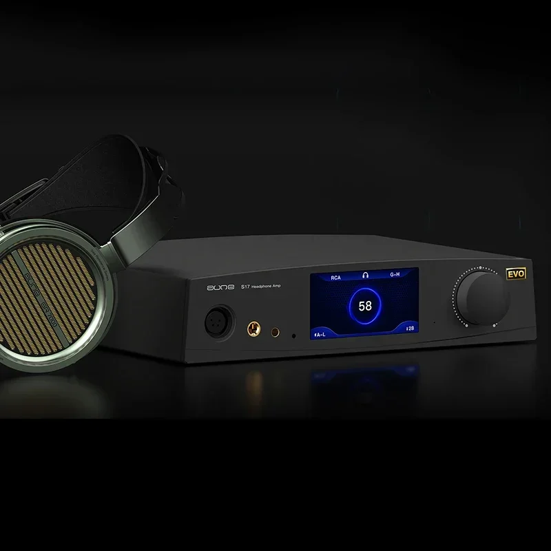 Aune S17 Pro EVO Full Balanced Class-A Twin JFET R2R Powerful HiFi Lossless Audiophile Desktop Headphone Amplifier